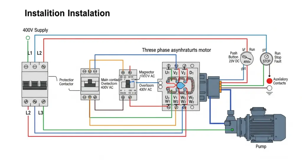 Calcul du Courant de Ligne pour un Moteur