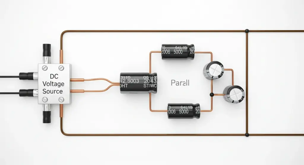 Analyse d'un Circuit avec Condensateurs
