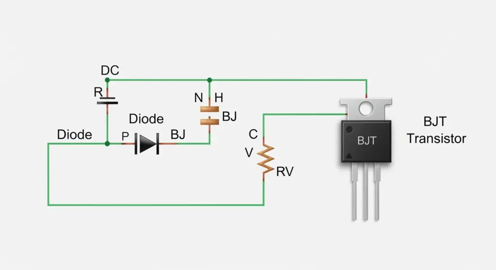 Analyse d'un circuit avec diodes et transistors