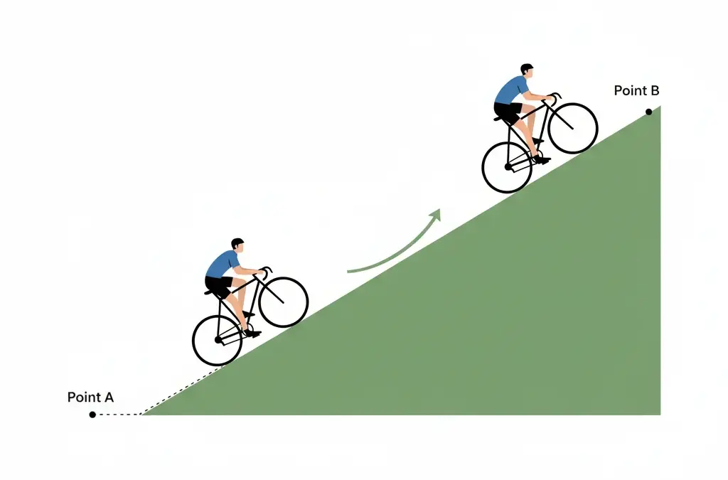 Mesure de l’Énergie de Position sur une Colline