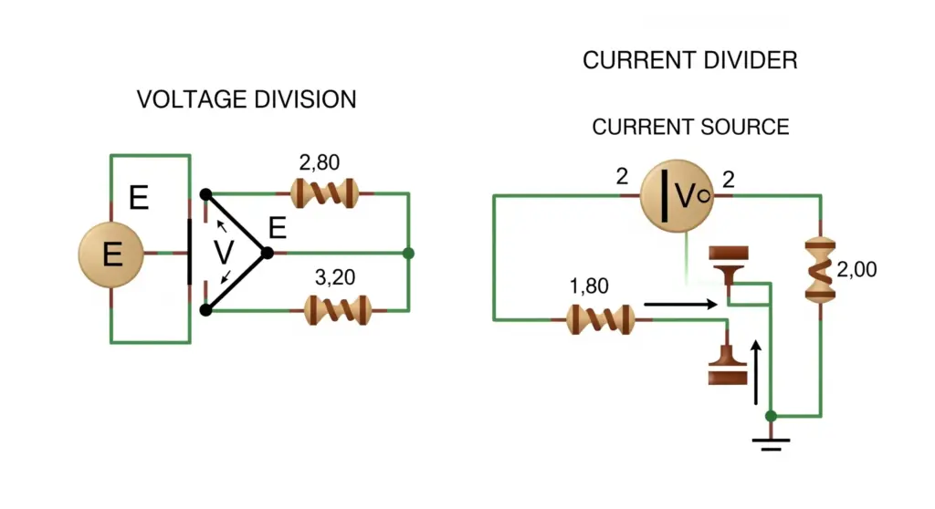 Utilisation des Formules du Diviseur de Tension