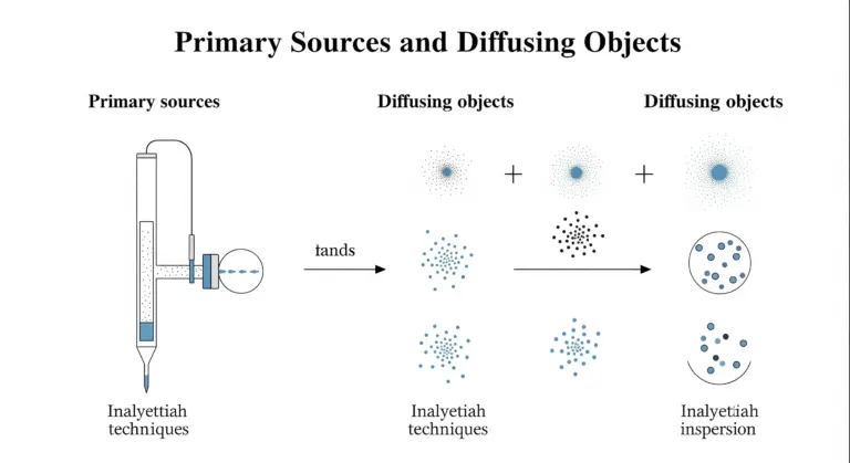 Identifier les sources primaires et les objets diffusants