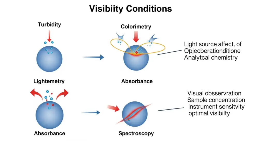 Les conditions de visibilité d'un objet