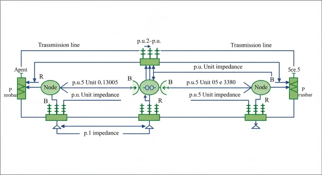 Calcul de flux de puissance (Load Flow) dans un réseau à 3 nœuds