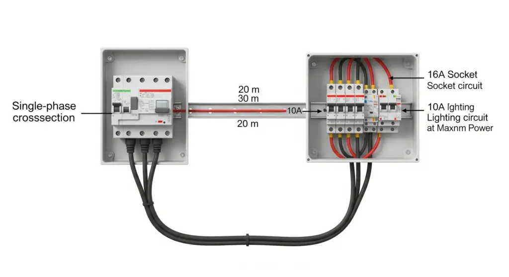 Calcul de la Section d'un Câble d'Alimentation exercices électricité
