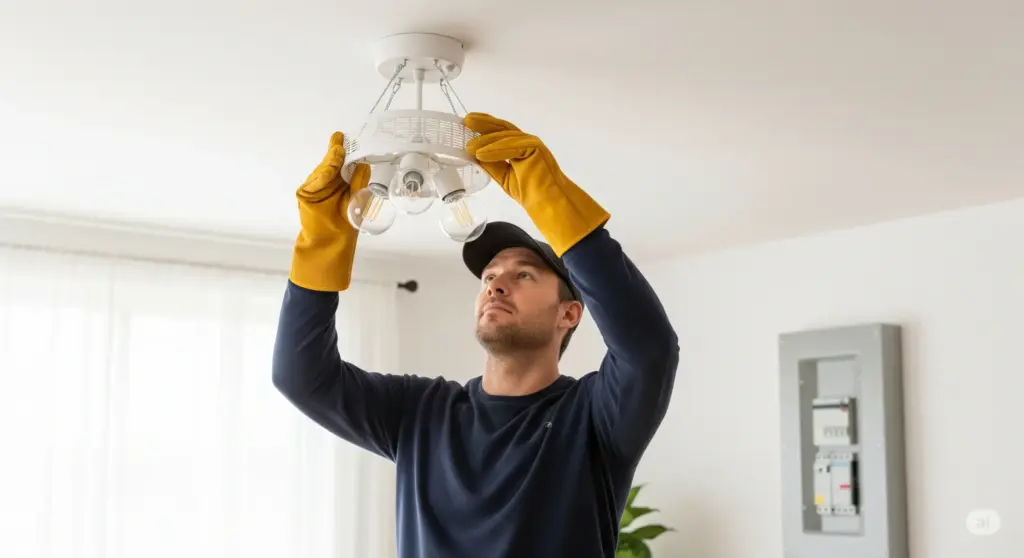 Mesures de sécurité avant des travaux électriques