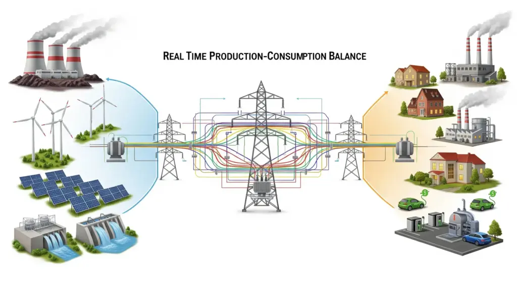 Gérer l'équilibre production-consommation en temps réel