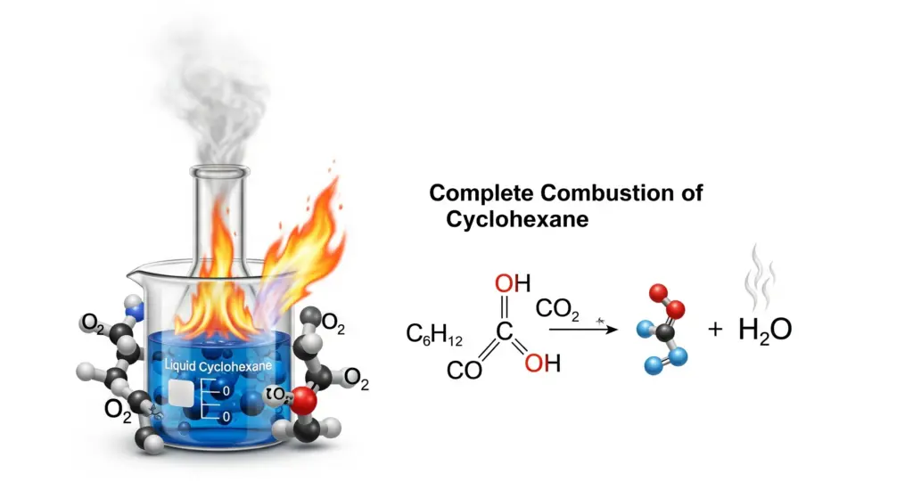 Réaction de Combustion du Cyclohexane
