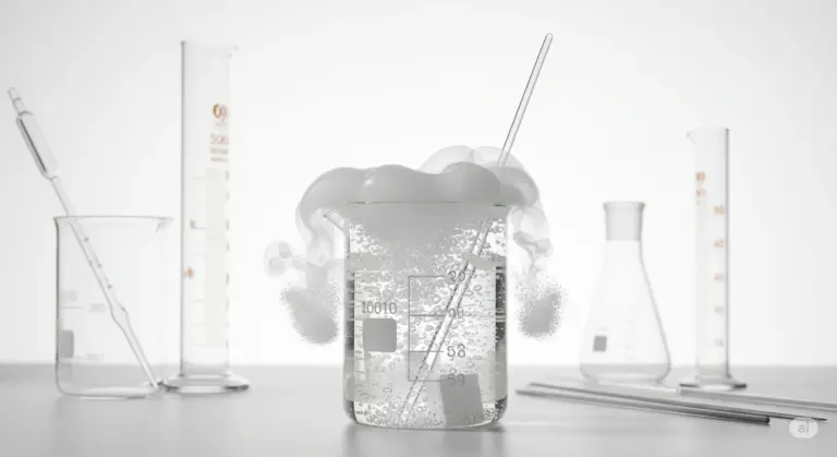 Réaction du Vinaigre et du Bicarbonate exercices physique chimie