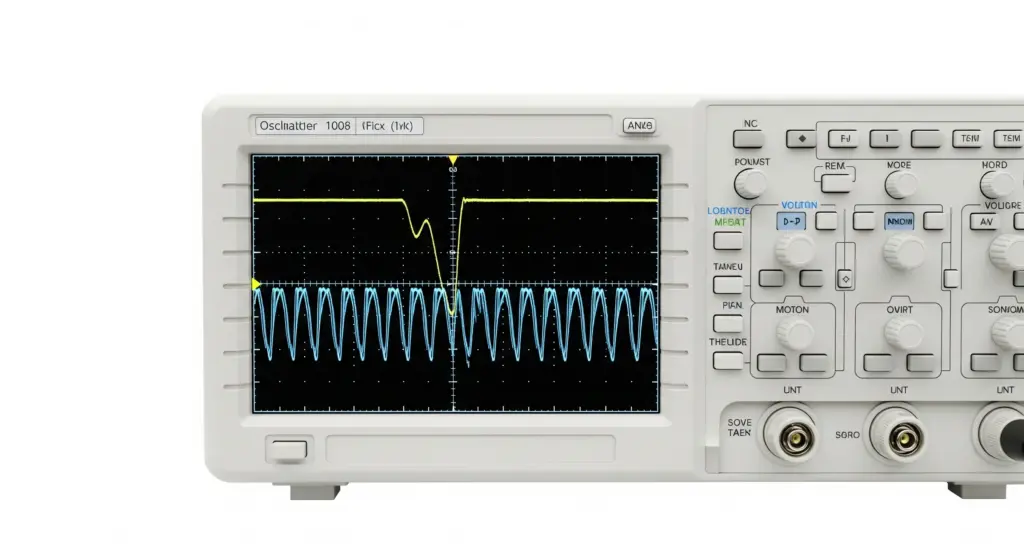 Utilisation de l'oscilloscope pour visualiser une tension