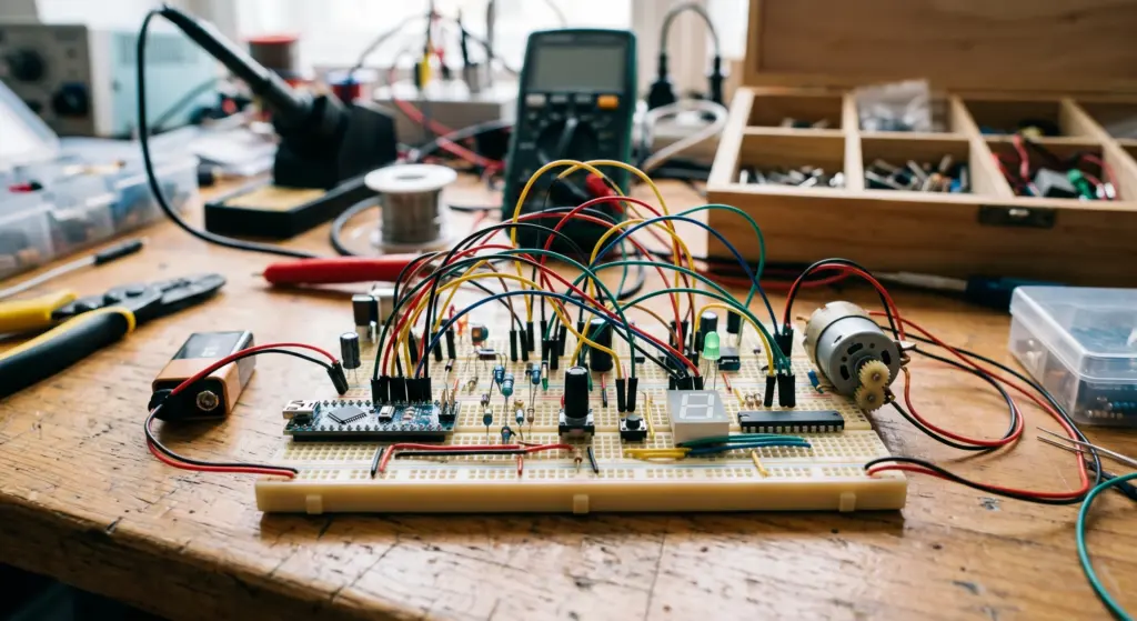 Loi des Mailles dans un Circuit Composé