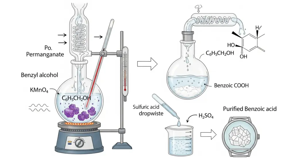 Synthèse de l'Acide Benzoïque