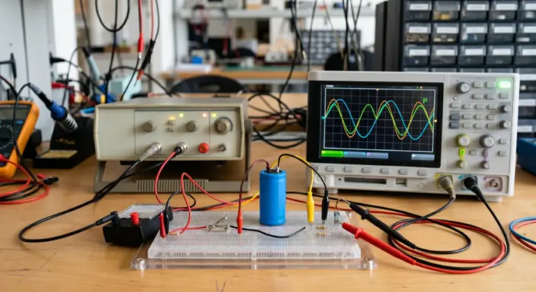 Puissance dans un Circuit electrique Capacitif AC