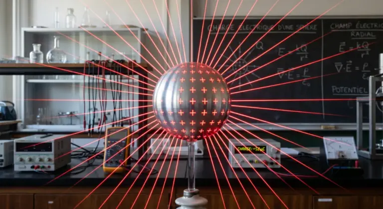 Calcul de la Charge Totale dans une Sphère
