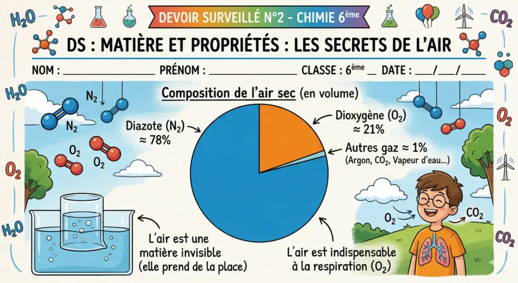 Ds Matière et Propriétés Les secrets de l'air
