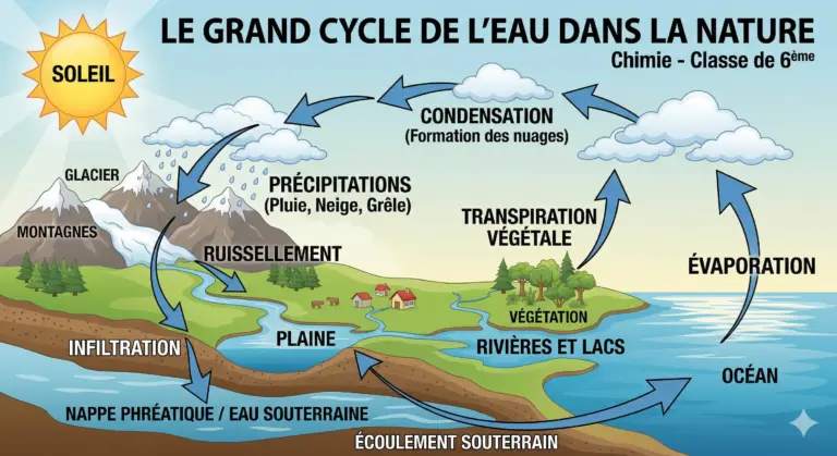 L'eau dans la nature Le grand cycle