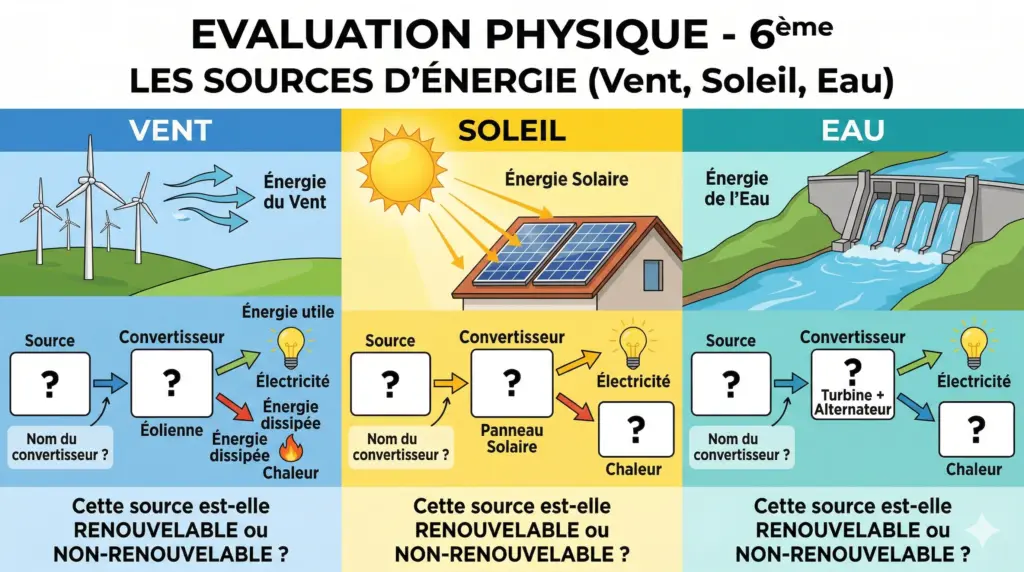 Ds : Les sources d'énergie