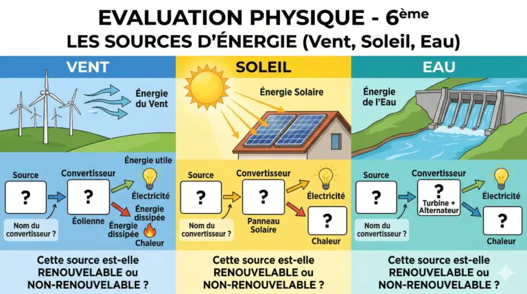 Ds : Les sources d'énergie