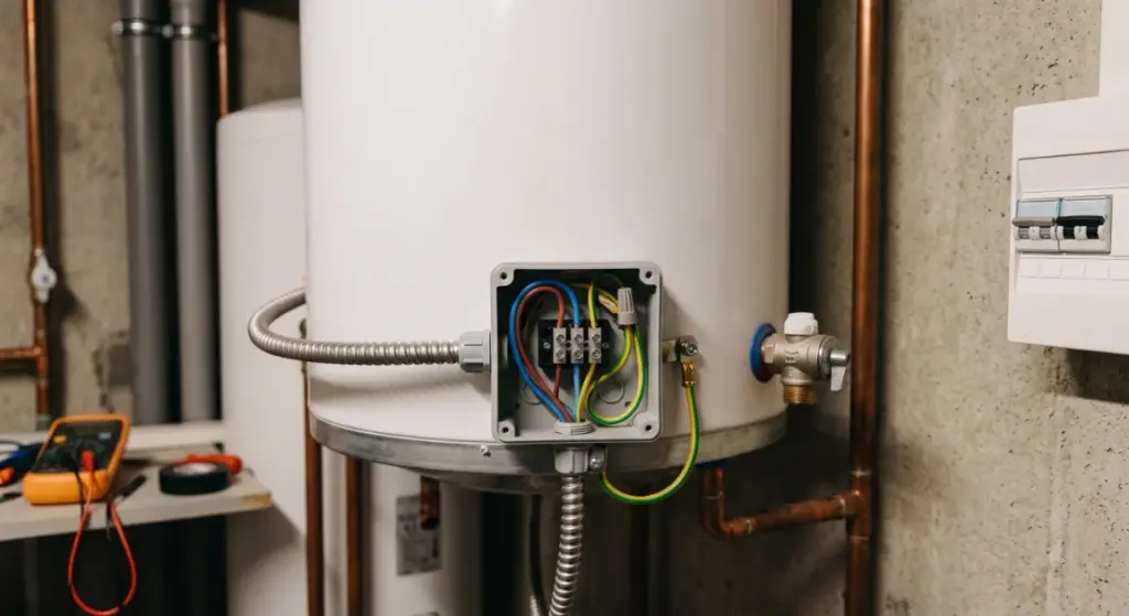 Raccordement d’un chauffe-eau électrique